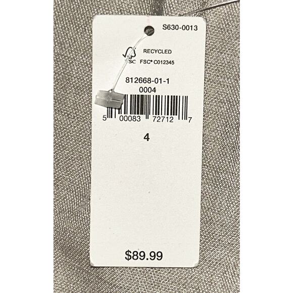 NWT Banana Republic High-Rise Wide Leg Tan Pants Women's 4 27X30 - Picture 9 of 9